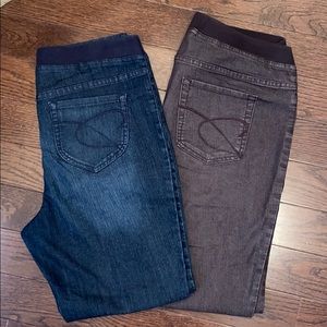 EUC Chico’s Platinum Jeggings (BLUE only)